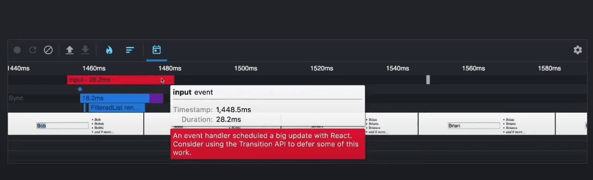 提醒可以使用 deferred value